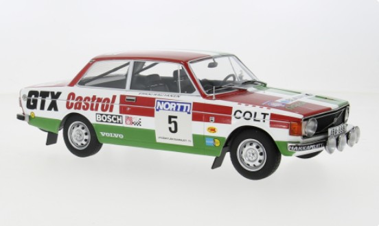 Volvo 142 No.5 Rally World Champion 1000 Lakes Rally 1973 Mikkola/Rautanen - 1:18